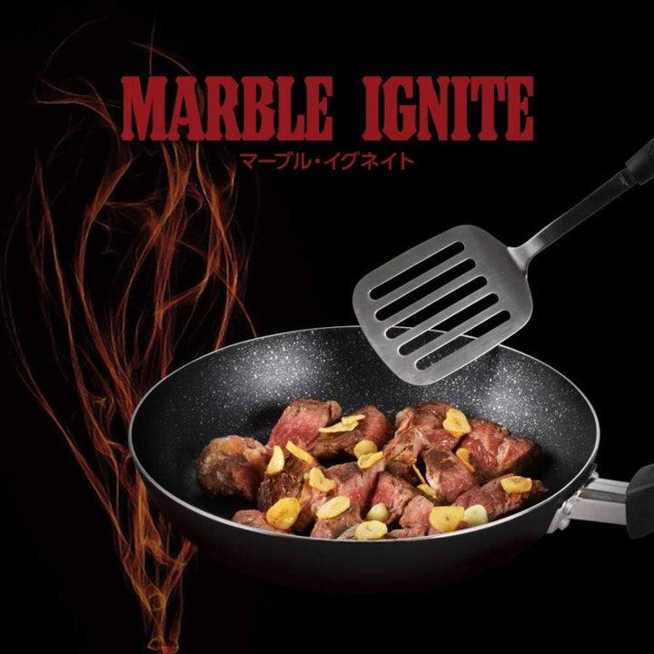 Wahei Freiz Marble Ignite 26cm frying pan side view
