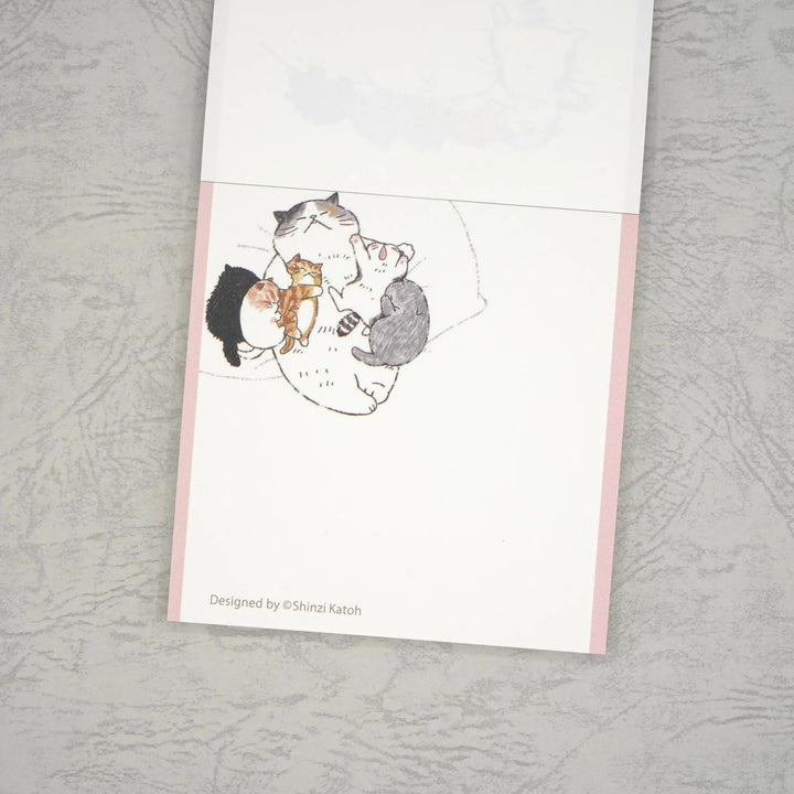 Shinzi Katoh My Dear Cats Sleeping Cat Block Memo Pad