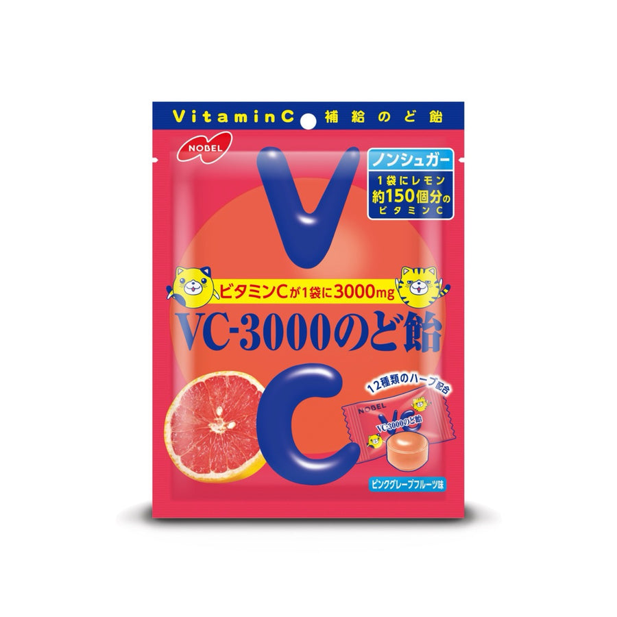Nobel VC-3000 Vitamin C Pink Grapefruit Candy 90g package image