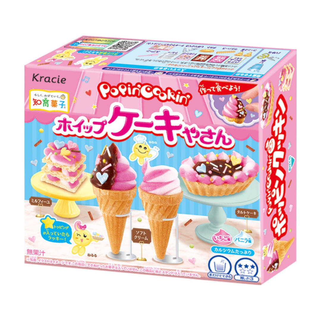 Kracie Popin' Cookin' Whipped Cake Shop DIY Candy Kit 27g package image