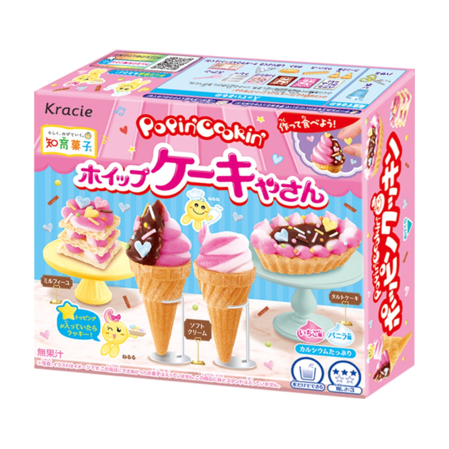 Kracie Popin' Cookin' Whipped Cake Shop DIY Candy Kit 27g package image