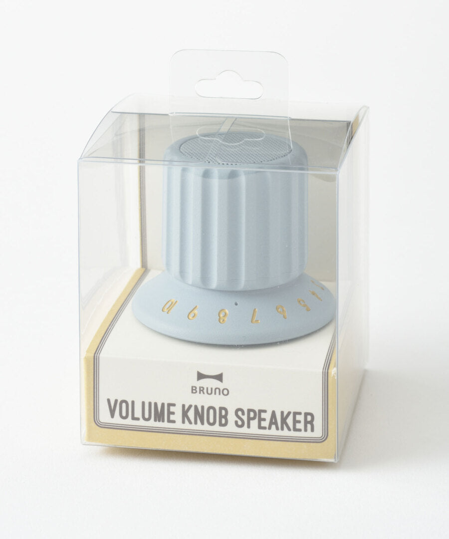 BRUNO Volume Knob Speaker IPX4 water-resistant kitchen bathroom use