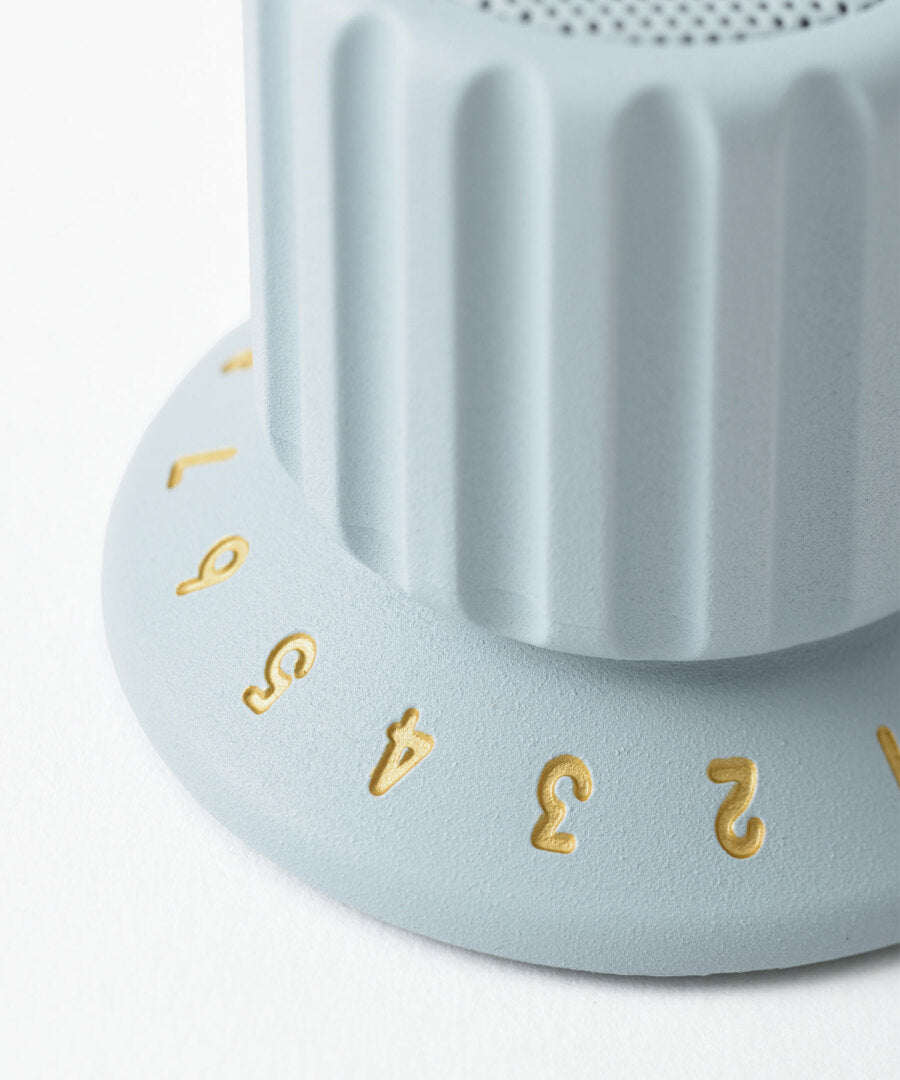 BRUNO Volume Knob Speaker dial number detail blue gray