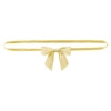 HEADS gold shine ribbon elastic tie size view