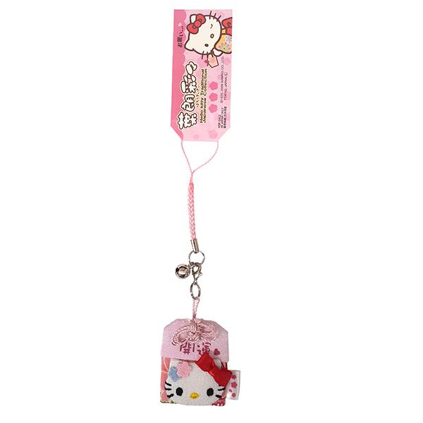 Hello Kitty Haro Saisai Chirimen Lucky Petit Amulet Netsuke Pink (Love Success) Yui mart