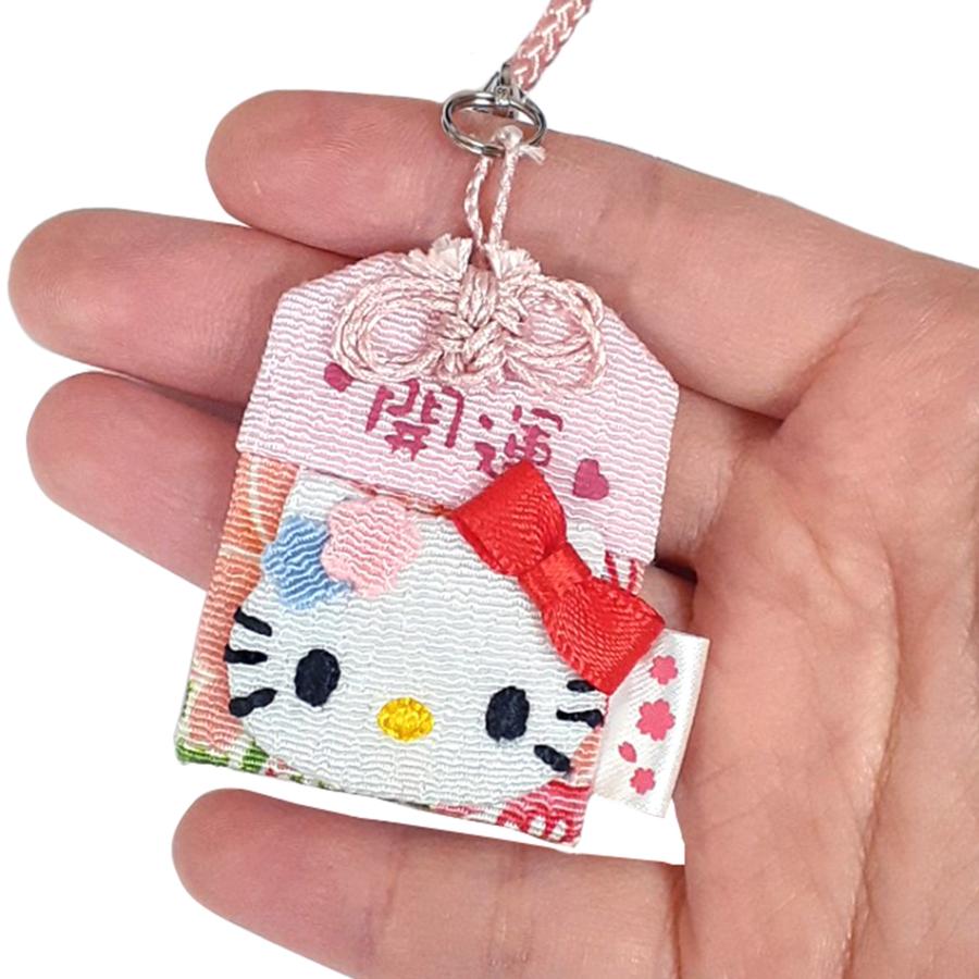 Hello Kitty Haro Saisai Chirimen Lucky Petit Amulet Netsuke Pink (Love Success) Yui mart