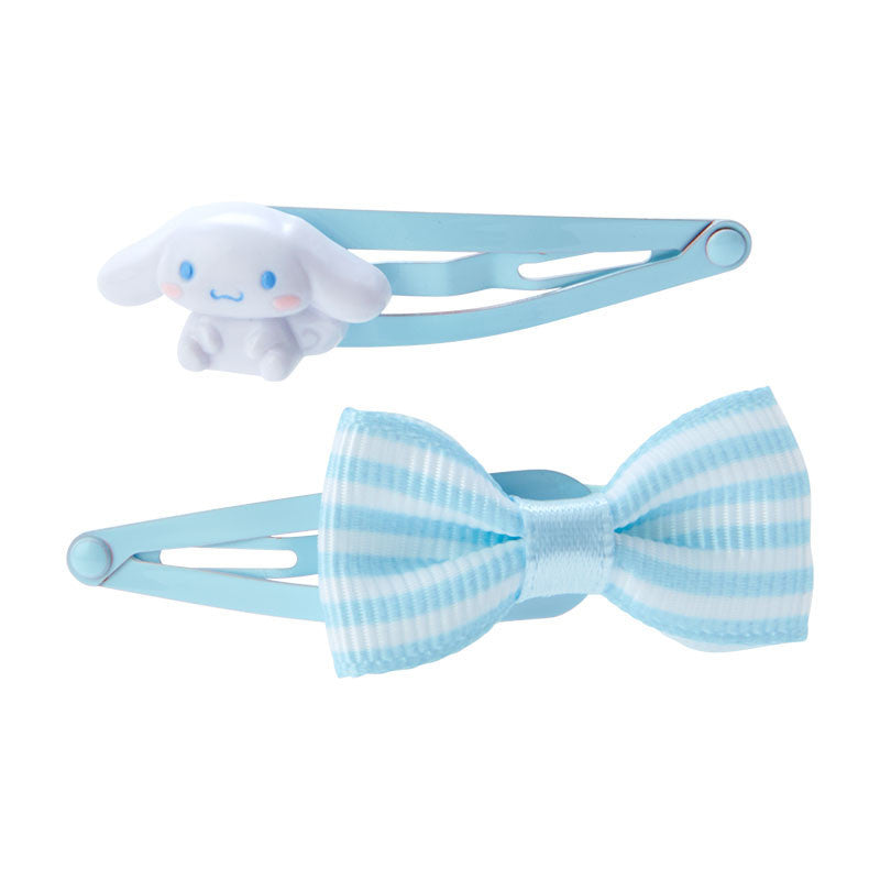 Sanrio Cinnamoroll Iron Hairpin 2-Pack (Blue Bow)