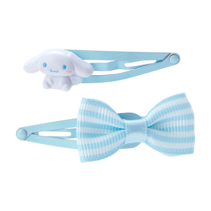 Sanrio Cinnamoroll Iron Hairpin 2-Pack (Blue Bow)