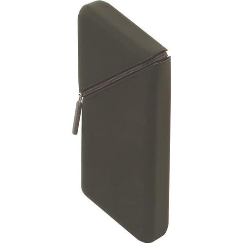 Sonic Kakusta Slim black portable pencil case front closed view