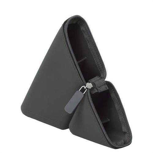 Sonic Kakusta Slim black pen holder standing triangle open view