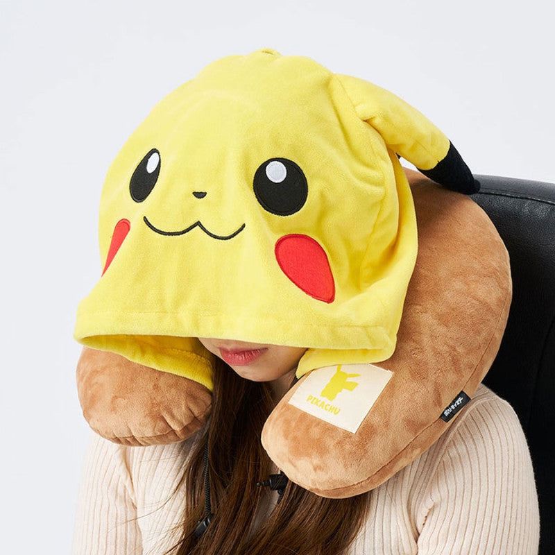 Pokemon Center Hooded Neck Pillow Pikachu Yui mart