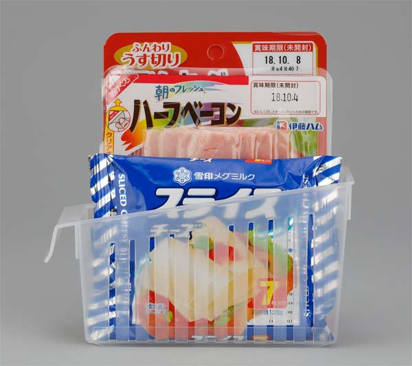 Inomata Kirei refrigerator storage organizer details