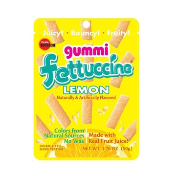 Bourbon Fettuccine Gummy Lemon 47g