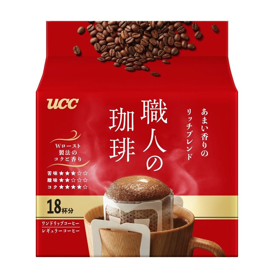 UCC Shokunin Coffee Drip Rich Blend (18 cups)
