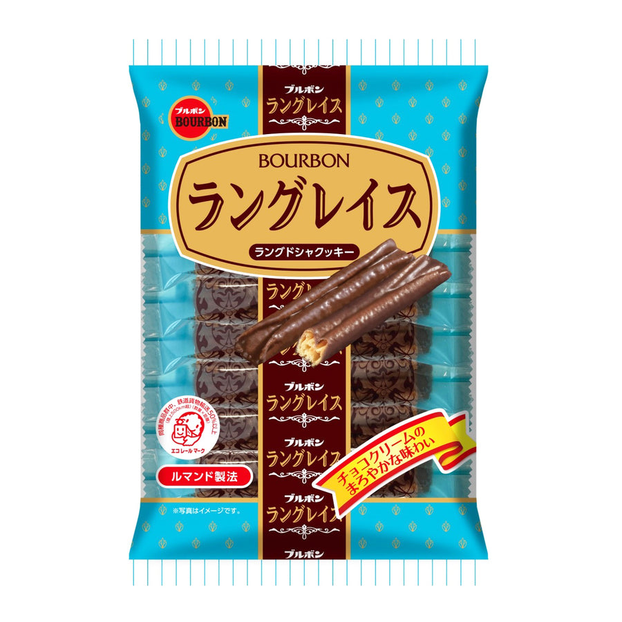 Bourbon Langlais Chocolate Biscuit (7.4g*11) 81.4g Yui mart