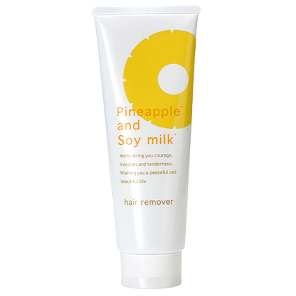 Suzuki Herb Pineapple and Soymilk hair removal cream 230g product tube