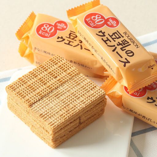 BOURBON | Soya Milk Wafer 16pcs (2pcs x 8pack) Yui mart