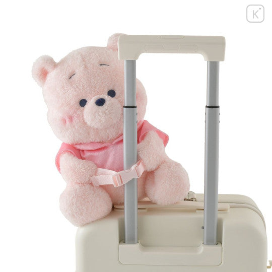 Japan Disney Store Travel Fluffy Neck Pillow Cushion - Piglet & Pooh : Sakura Collection 2026 Plush Style Yui mart