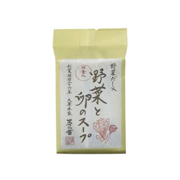 Kayanoya Vegetable & Egg Freeze-Dried Soup 4 Packets package