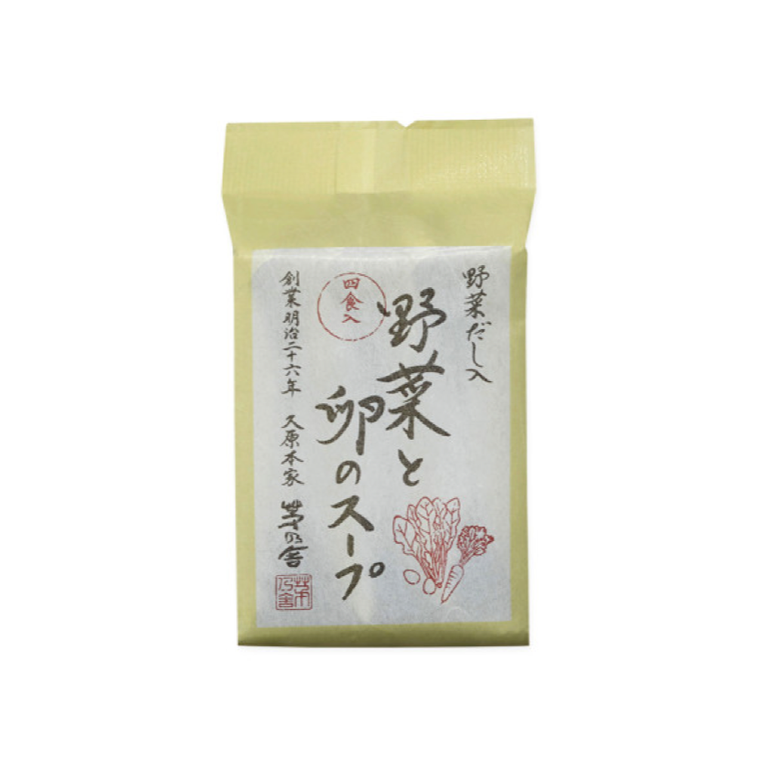 Kayanoya Vegetable & Egg Freeze-Dried Soup 4 Packets package