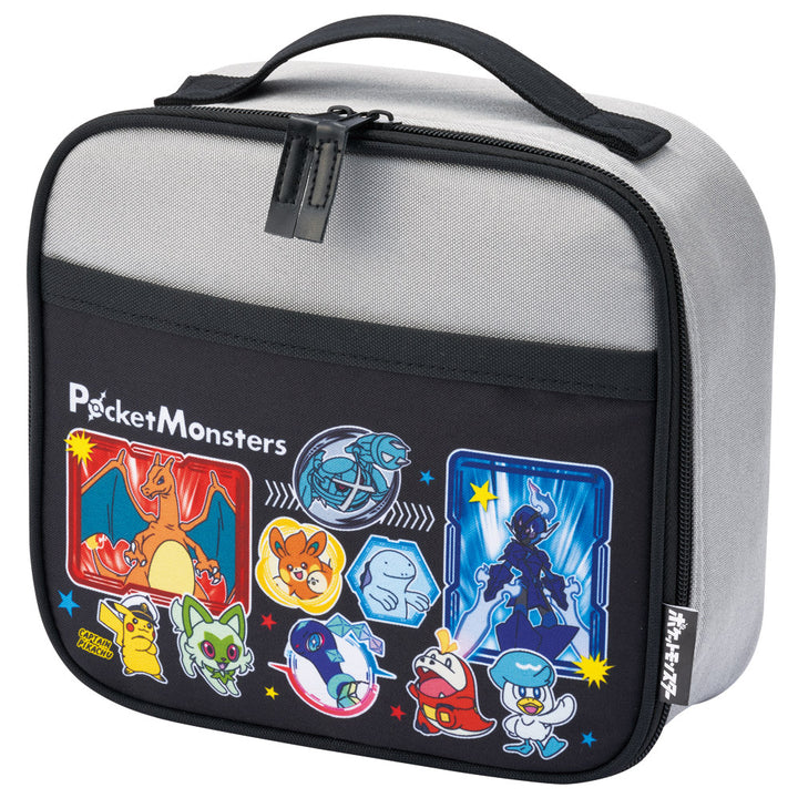 Skater Pokemon 2024 kids insulated lunch bag 3.4L with Pikachu and Pocket Monsters design