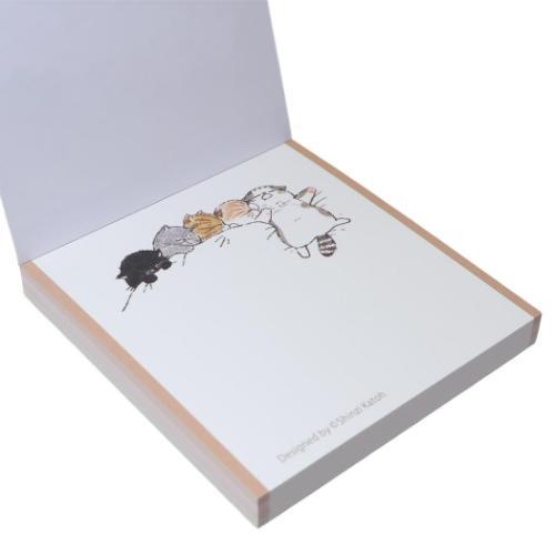 Shinzi Katoh My Dear Cats Sleeping Cat Block Memo Pad – 100 Sheets Shinzi Katoh
