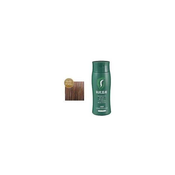 Rishiri Hair Color Treatment Light Brown 200g with light brown color swatch