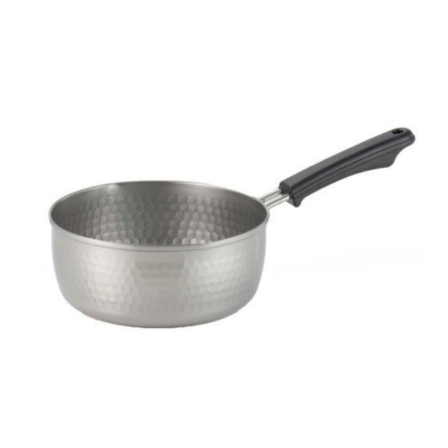 Yoshikawa SJ3413 Ajiichi Stainless Steel Snow Pan 20cm ,IH and Gas Compatible
