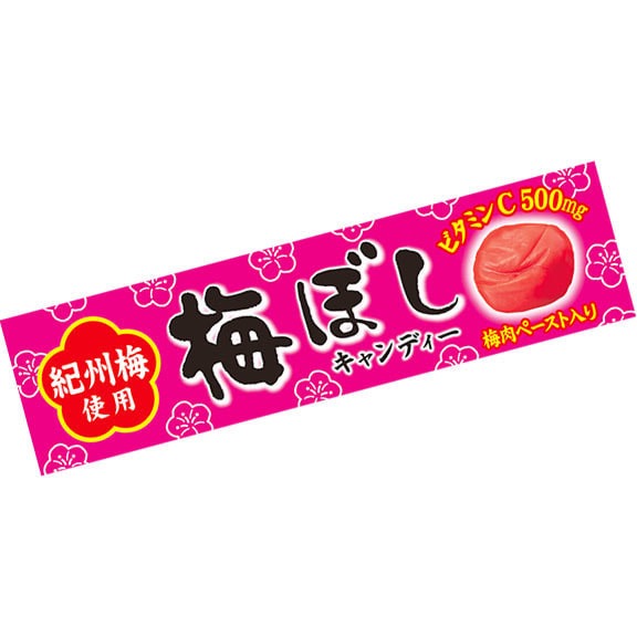 Lion Umeboshi Plum Hard Candy Stick Pack 10 Pieces package