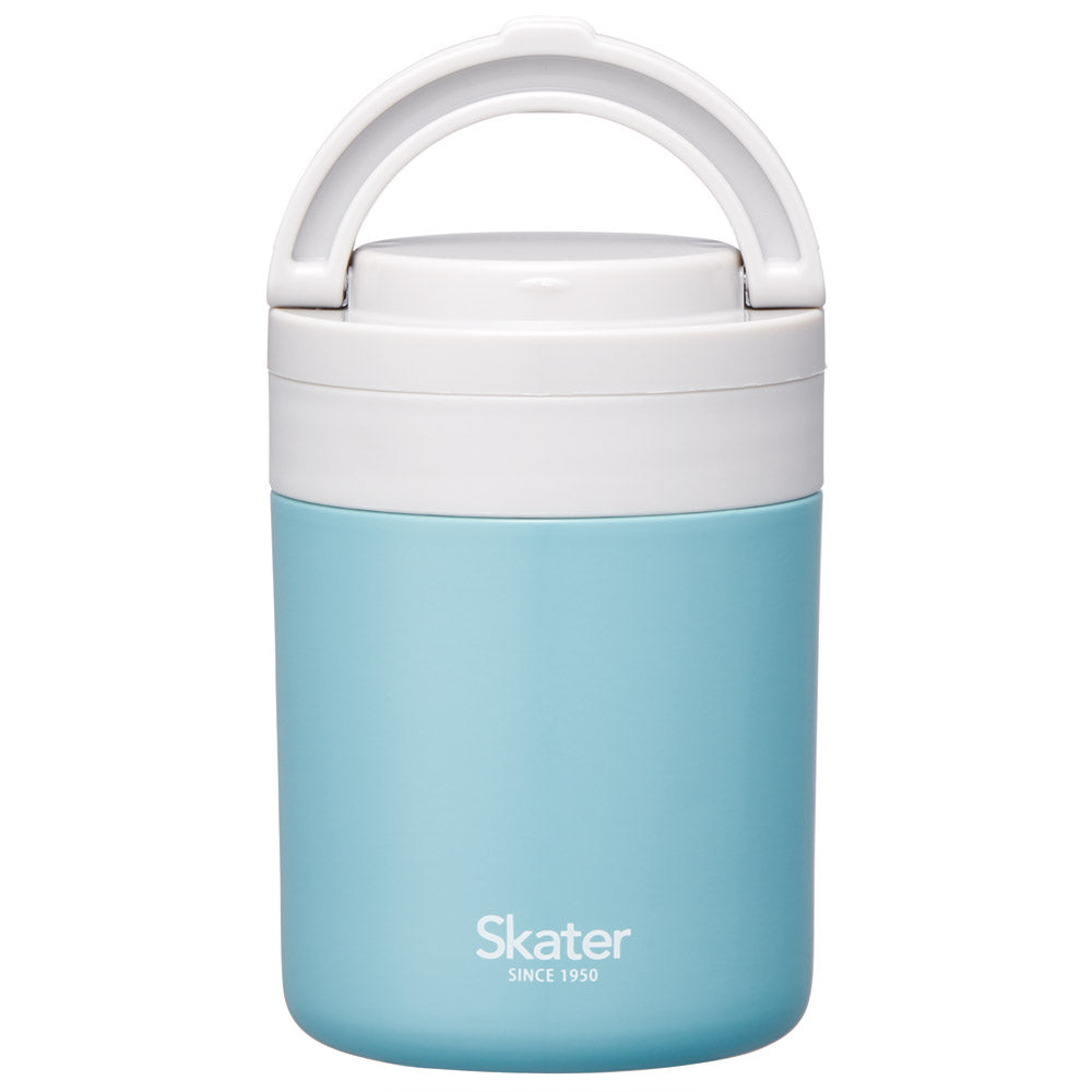 Skater Lake Green soup jar foldable handle upright view