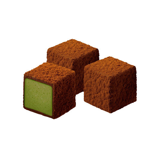 Meiji Meltykiss First Harvest Rich Matcha cocoa dusted chocolate pieces