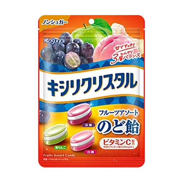 春日井製菓 Xyli Crystal Fruit Assortment Throat Lozenges 67g Yui mart
