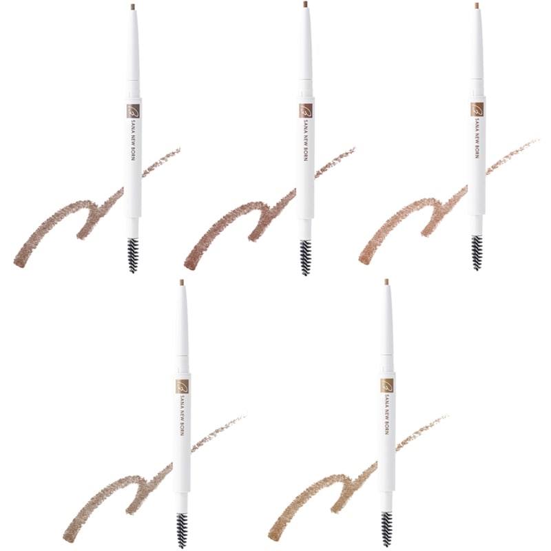 Sana New Born Easy Eyebrow Pencil color lineup Japanese makeup image