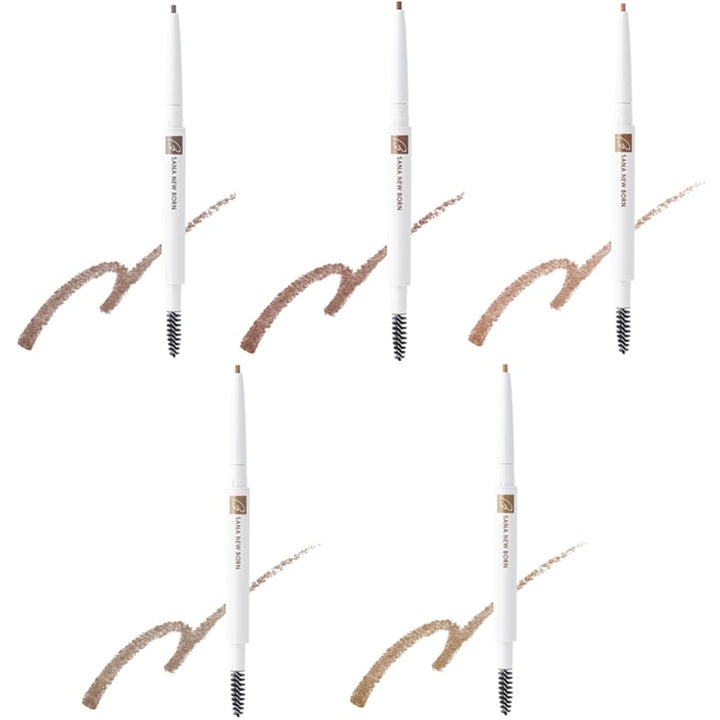 Sana New Born Easy Eyebrow Pencil color lineup Japanese makeup image