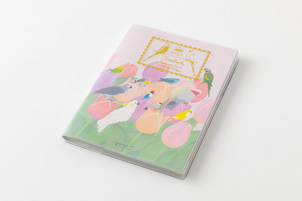 MIDORI 2027 Bird Pocket Diary monthly and weekly pages