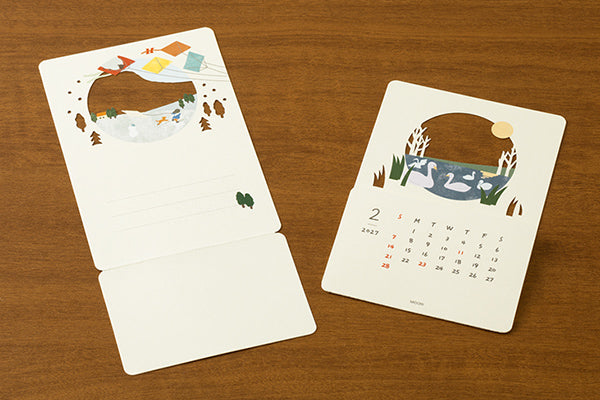 MIDORI calendar card reuse after date section is removed