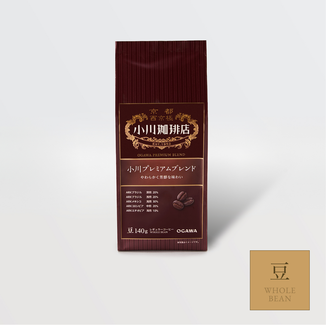 Ogawa Coffee Premium Blend whole beans 140g Japanese coffee bag
