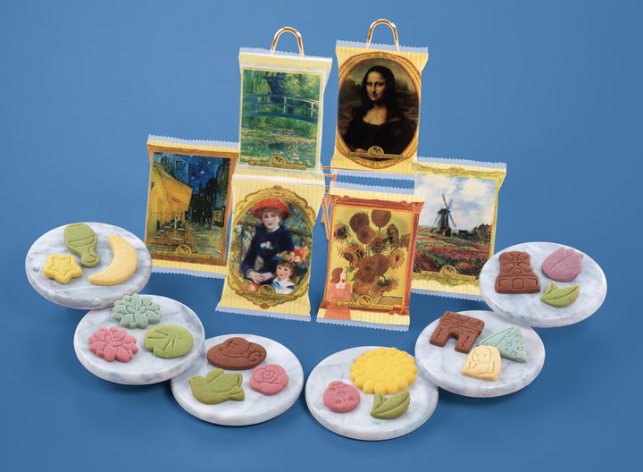 Sable MICHELLE Gallery Quatre 6-piece art sable cookie gift box detail 2