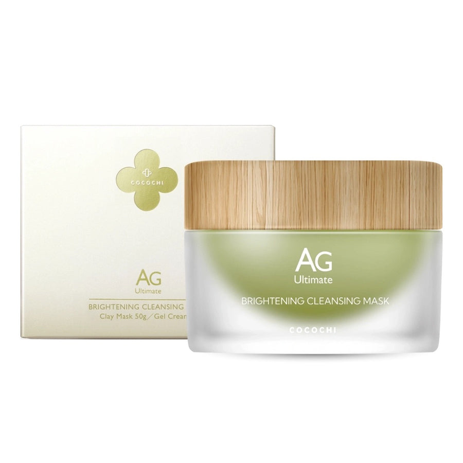 COCOCHI AG Matcha Cream Dual-Action Clay and Gel Face Mask 100g jar and box