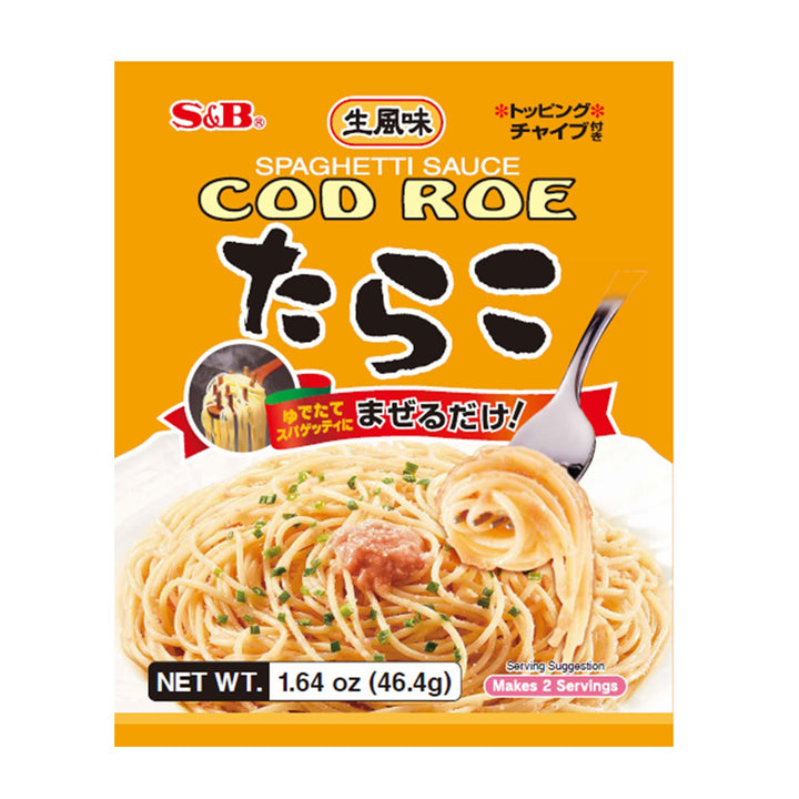 S&B Wafu Spaghetti Sauce Tarako Cod Roe 1.64 oz package