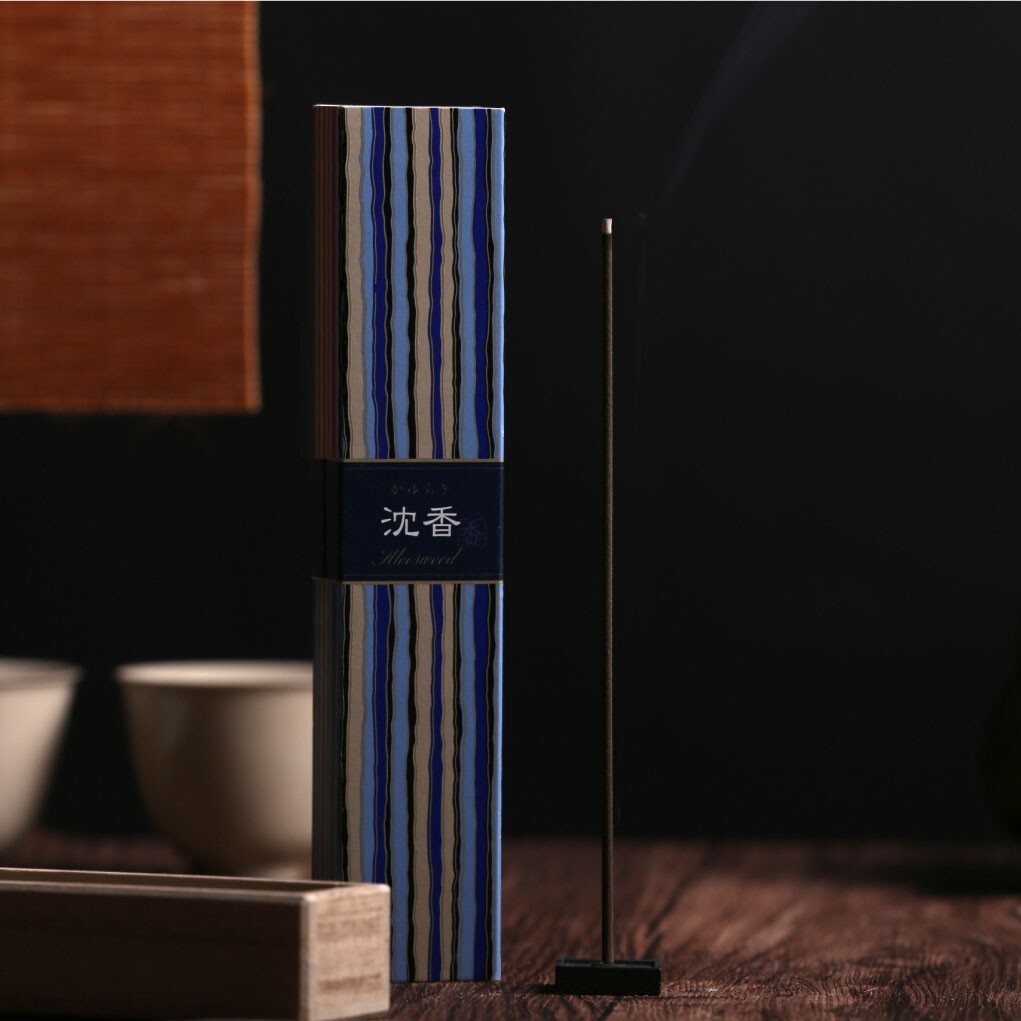 Nippon Code Kayuragi Japanese Incense 40 Sticks ，Agarwood