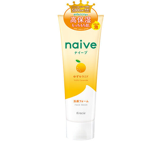 Kracie Naive 2 in 1 Makeup Remover Facial Cleansing Foam Yuzu Ceramide 200g