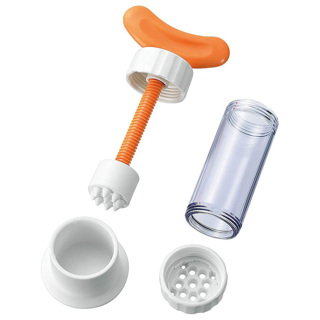 Shimomura Kogyo Full Veg Smile Garlic Press