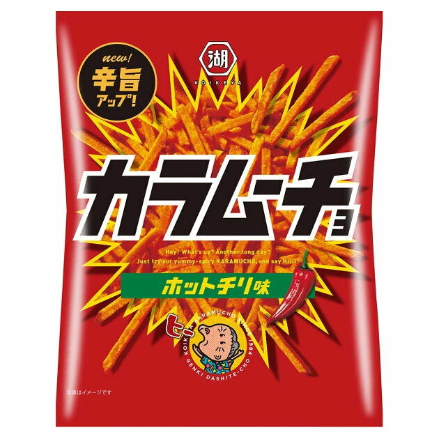 Koikeya Karamucho Hot Chili Potato Sticks 100g Koikeya