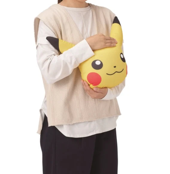 Pokemon 3Way Transforming Neck Pillow Monster Ball & Pikachu Plush Cushion Yui mart