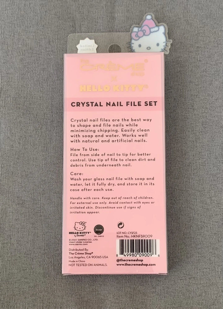 The Creme Shop x Hello Kitty Holiday Crystal Nail File Set of 3 The Creme Shop