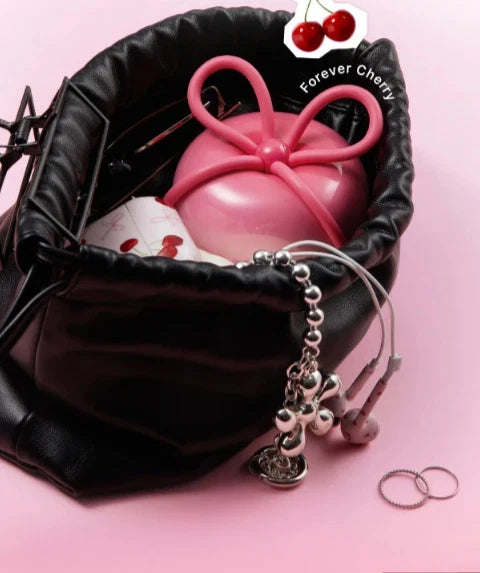 Medicube x FOREVER:CHERRY Ribbon Cherry Hair Brush Pink Medicube