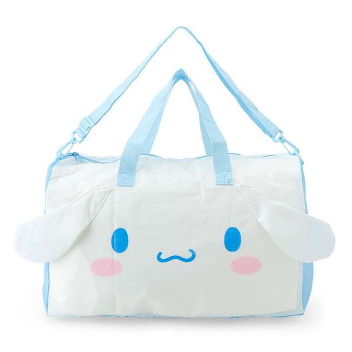 Sanrio Cinnamoroll Face-Shaped Foldable Boston Bag front view