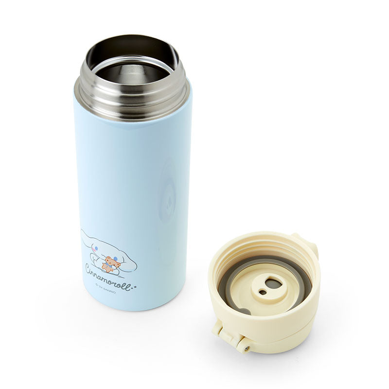Sanrio Cinnamoroll stainless steel bottle wide mouth and removable lid