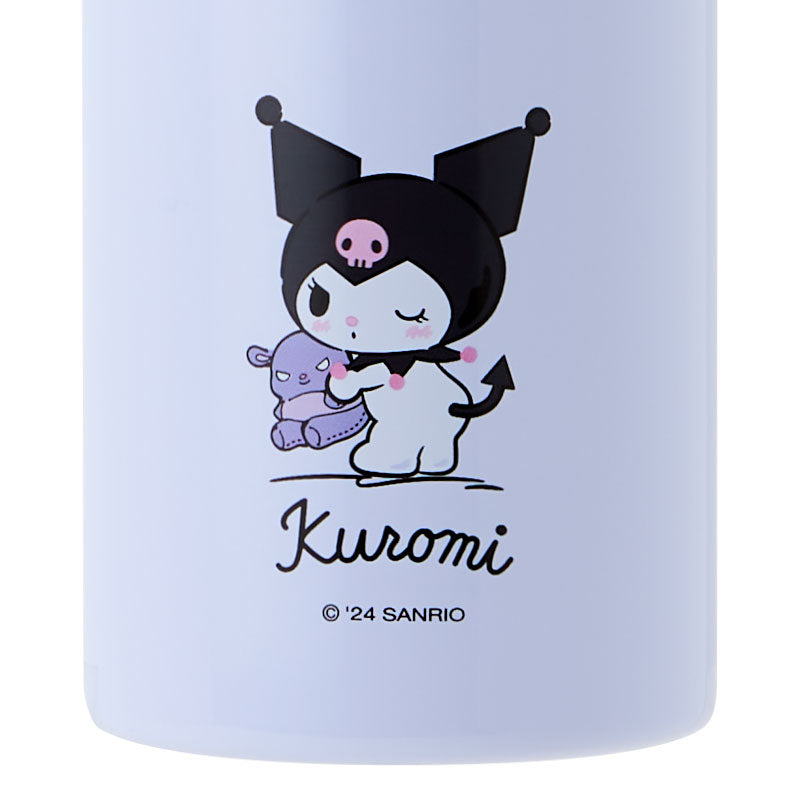 Sanrio Kuromi stainless steel bottle character design close-up